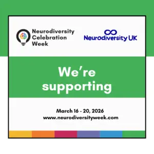 Neurodiversity UK supporting Neurodiversity Celebration Week, March 16–20, 2026